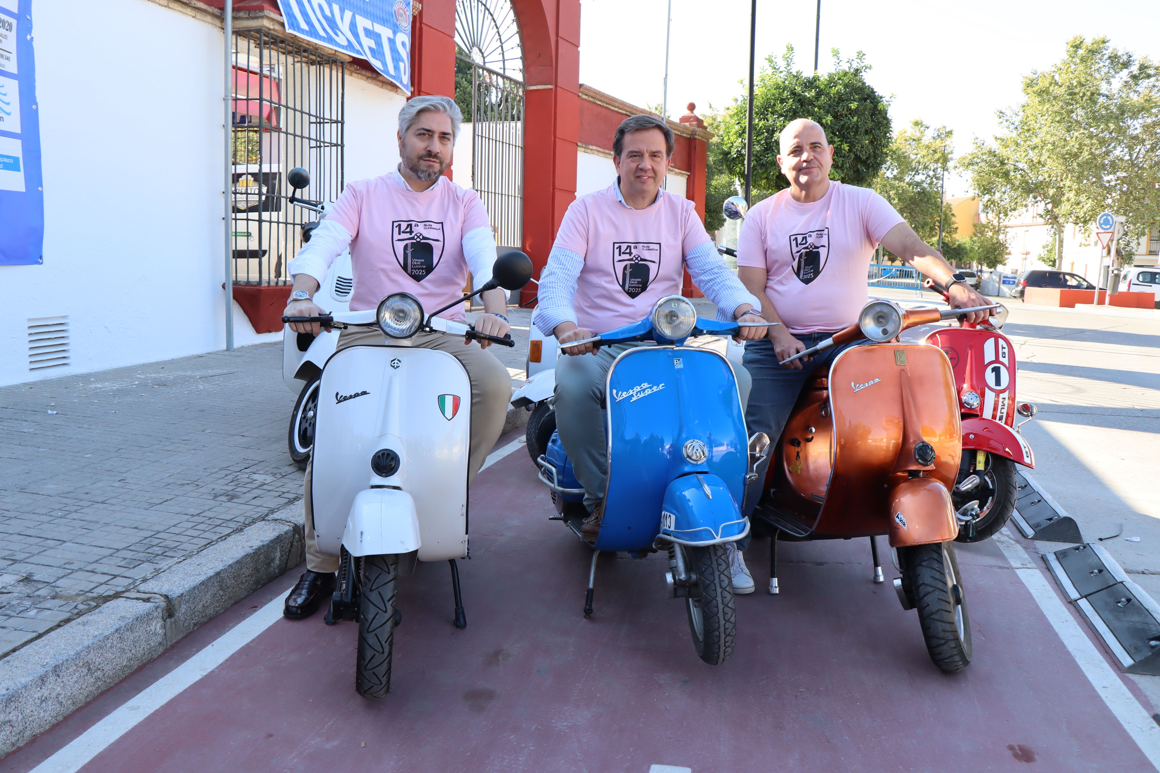 Presentación de la Ruta Subbética en Vespa Presentación de la Ruta Subbética en Vespa