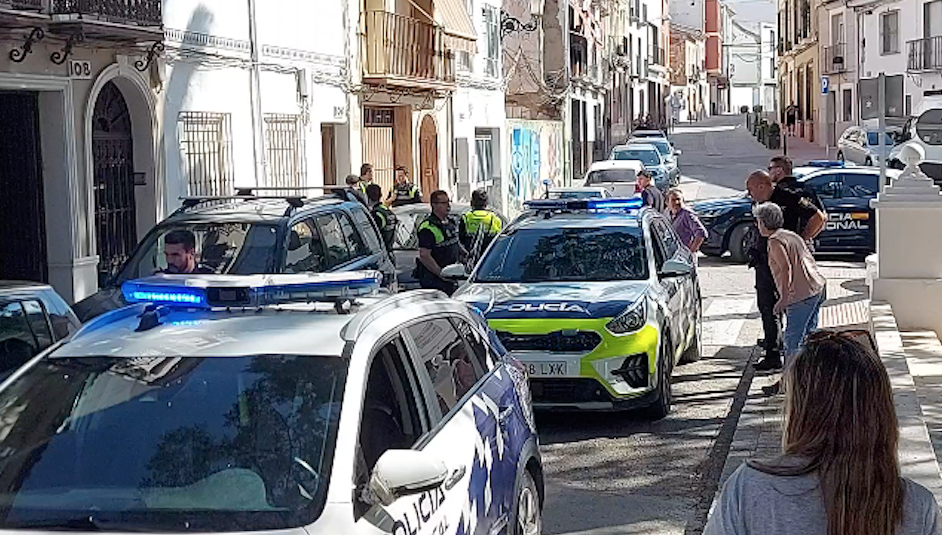 Un momento de la detención