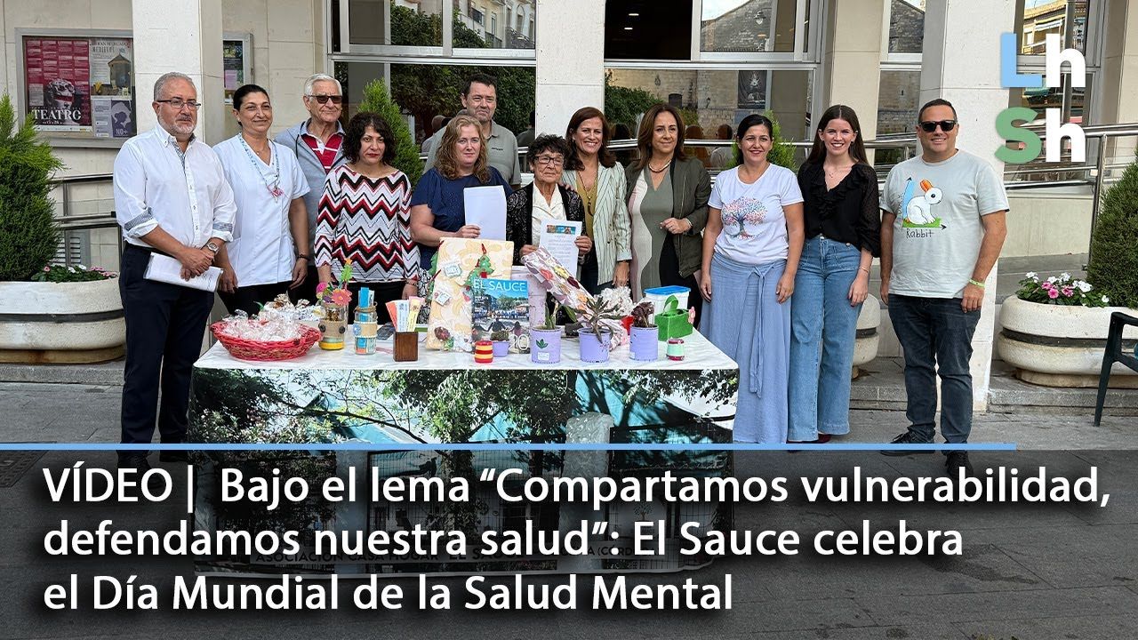 Imagen de los participantes durante la conmemoración del Día Mundial de la Salud Mental.