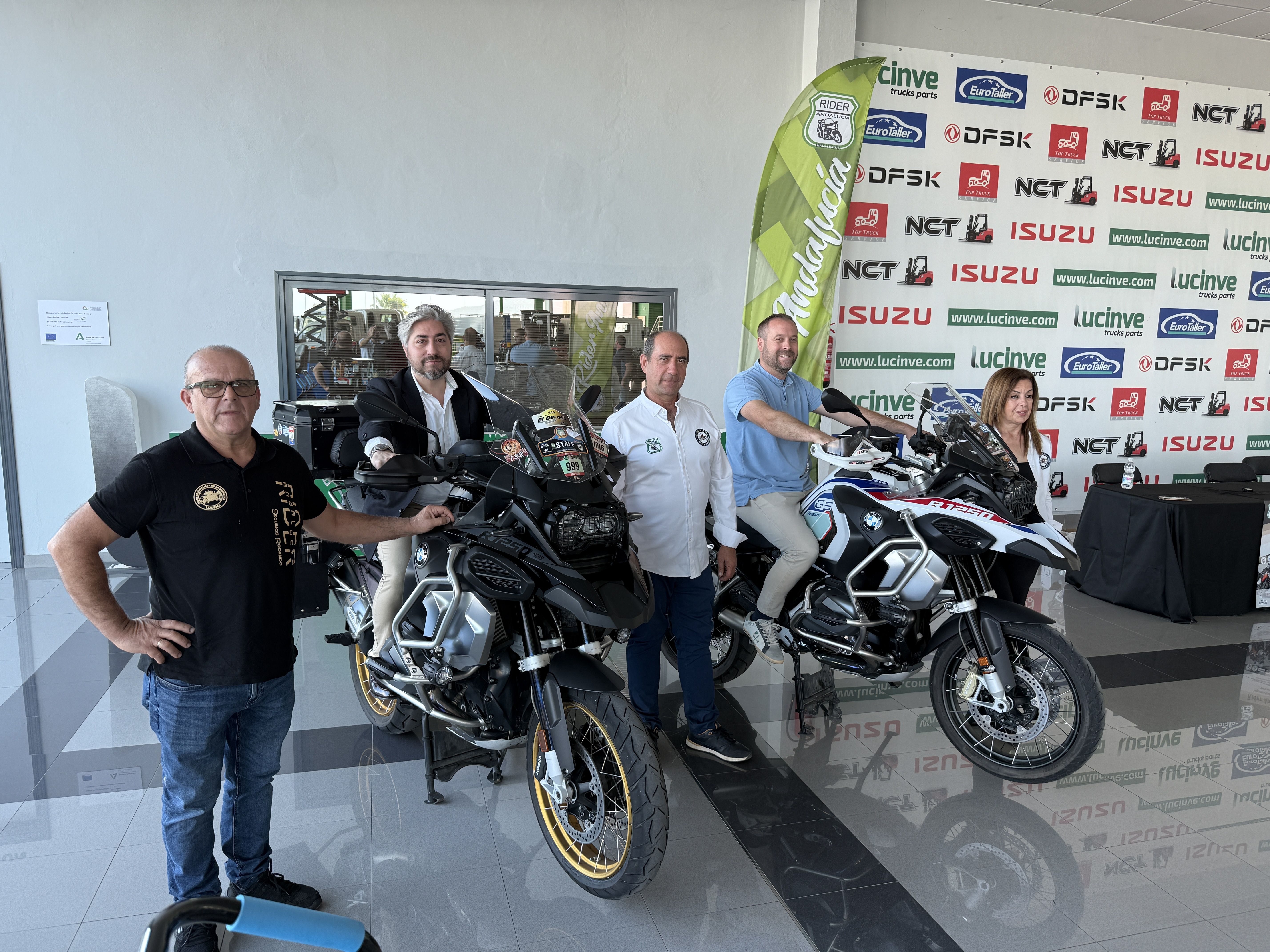 Uno de los instantes durante la presentación de la 11º edición de la ruta Rider Andalucía