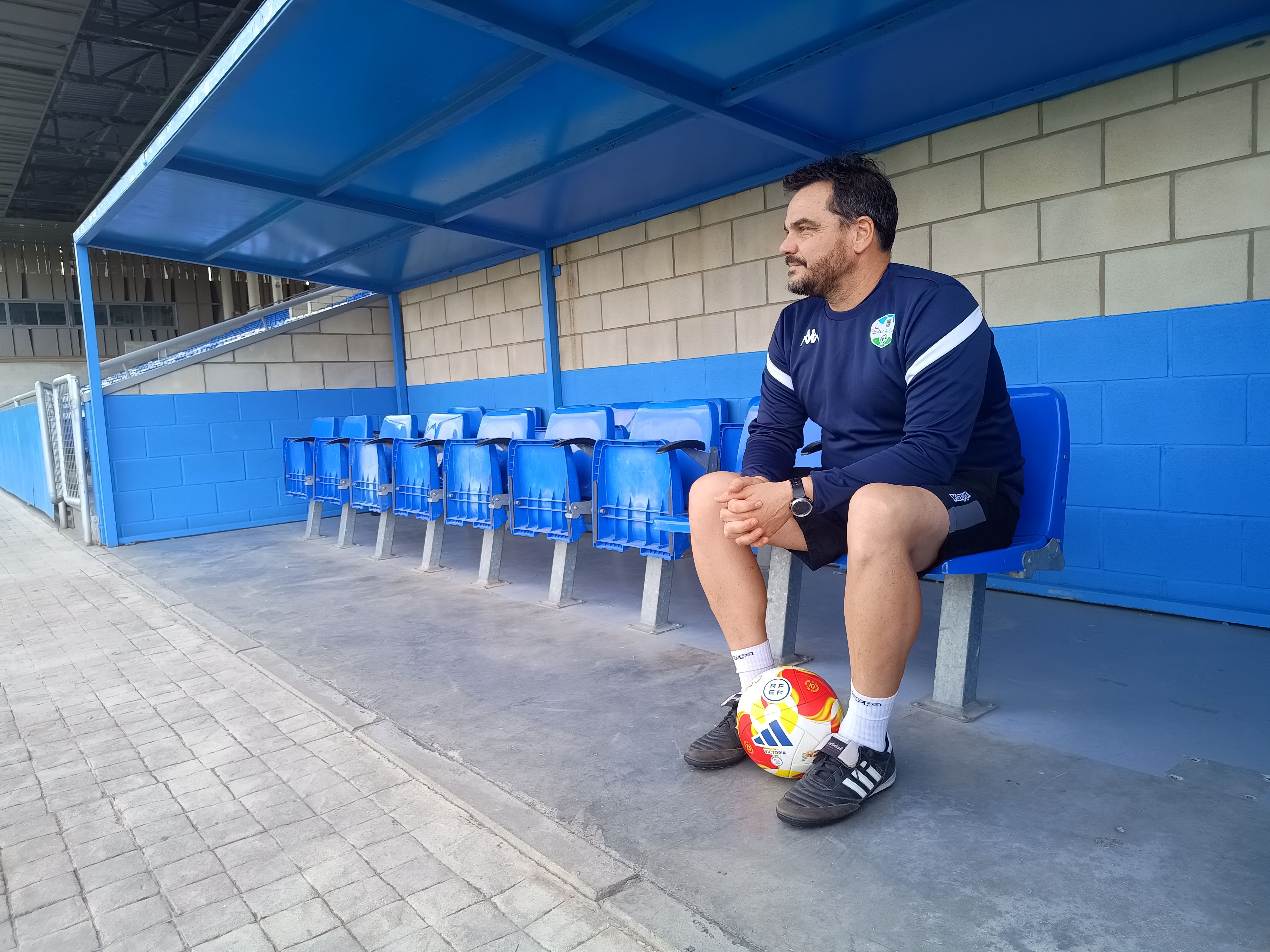 Antonio Jesús Cobos, entrenador del Ciudad de Lucena