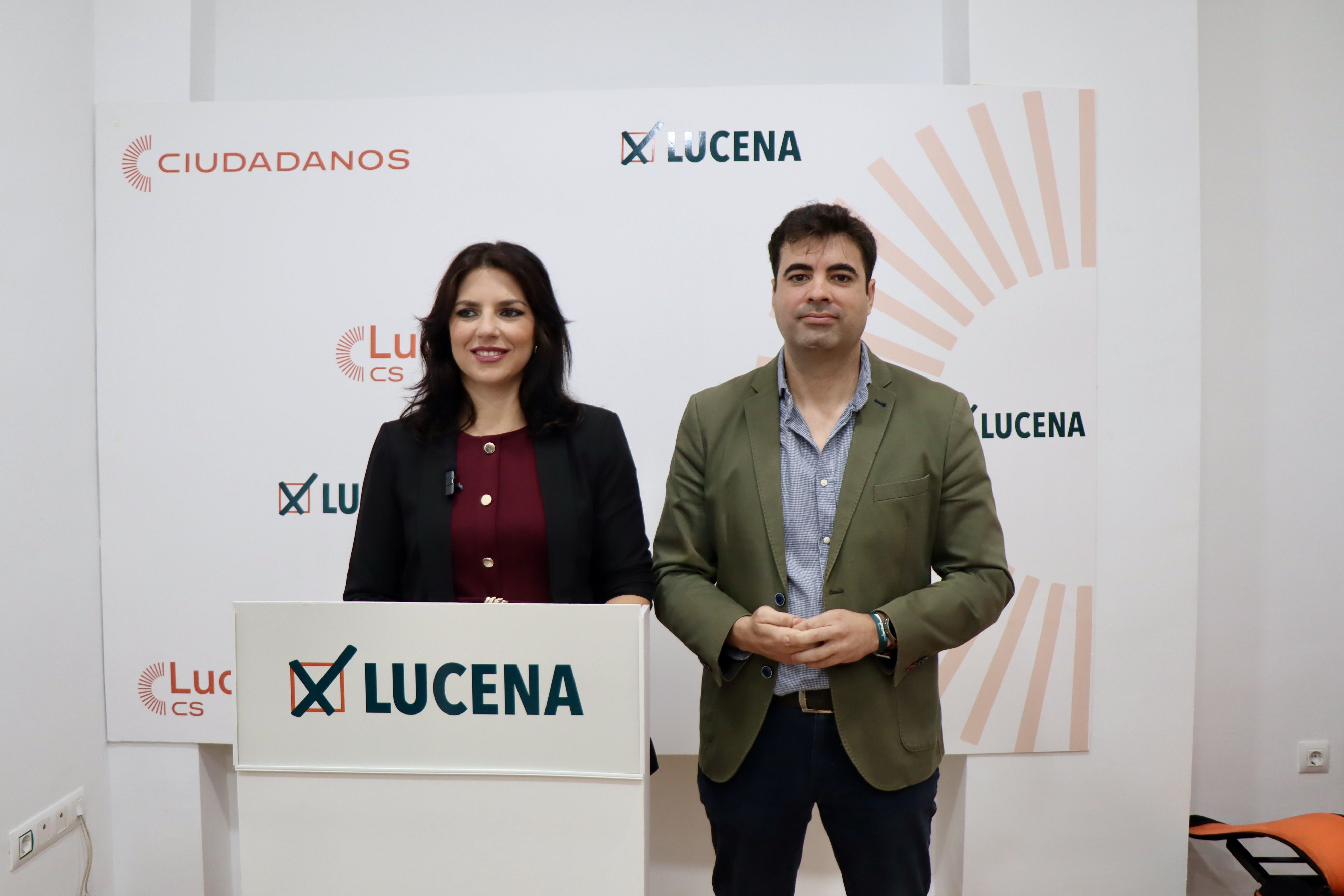 Purificación Joyera y Jesús López, concejales de Ciudadanos