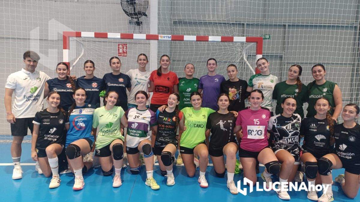 El Club Balonmano Lucena aportó 4 jugadoras al equipo autonómico en ...