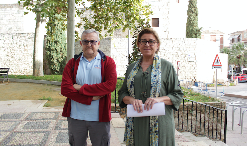 Charo Valverde y Daniel Botella durante la rueda de prensa