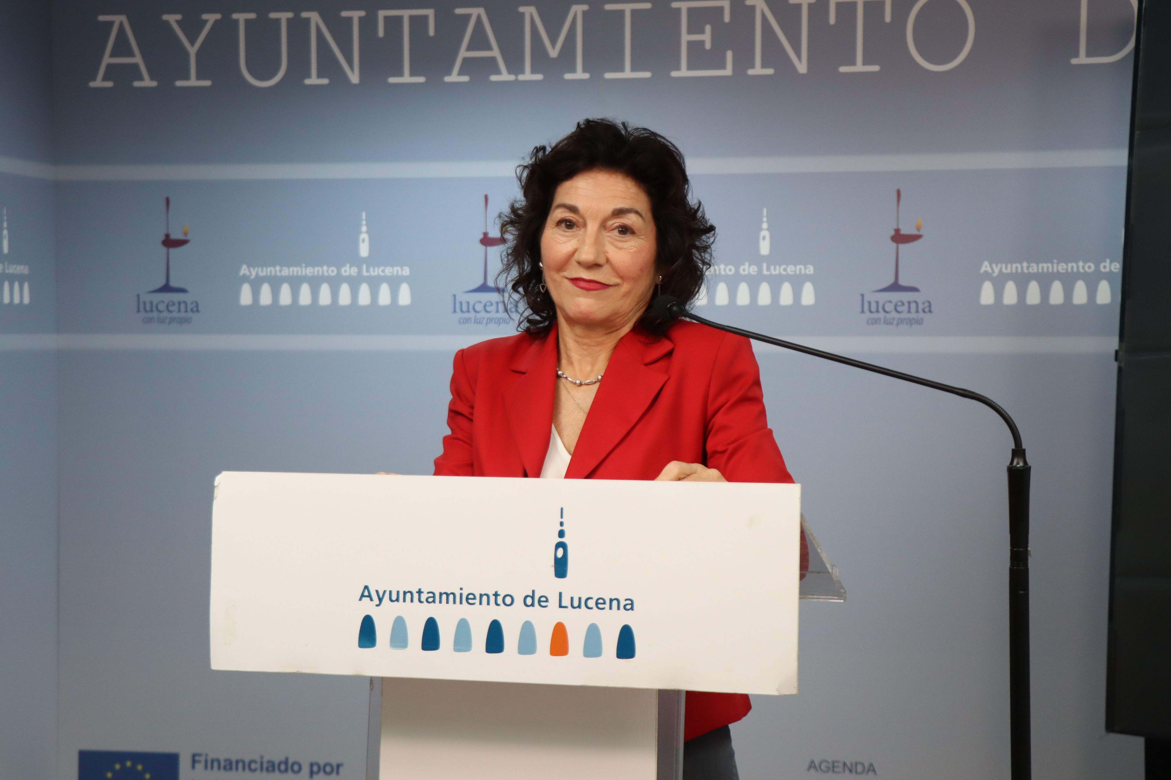 Laura Sánchez Sicilia durante la rueda de prensa celebrada esta mañana Laura Sánchez Sicilia durante la rueda de prensa celebrada esta mañana