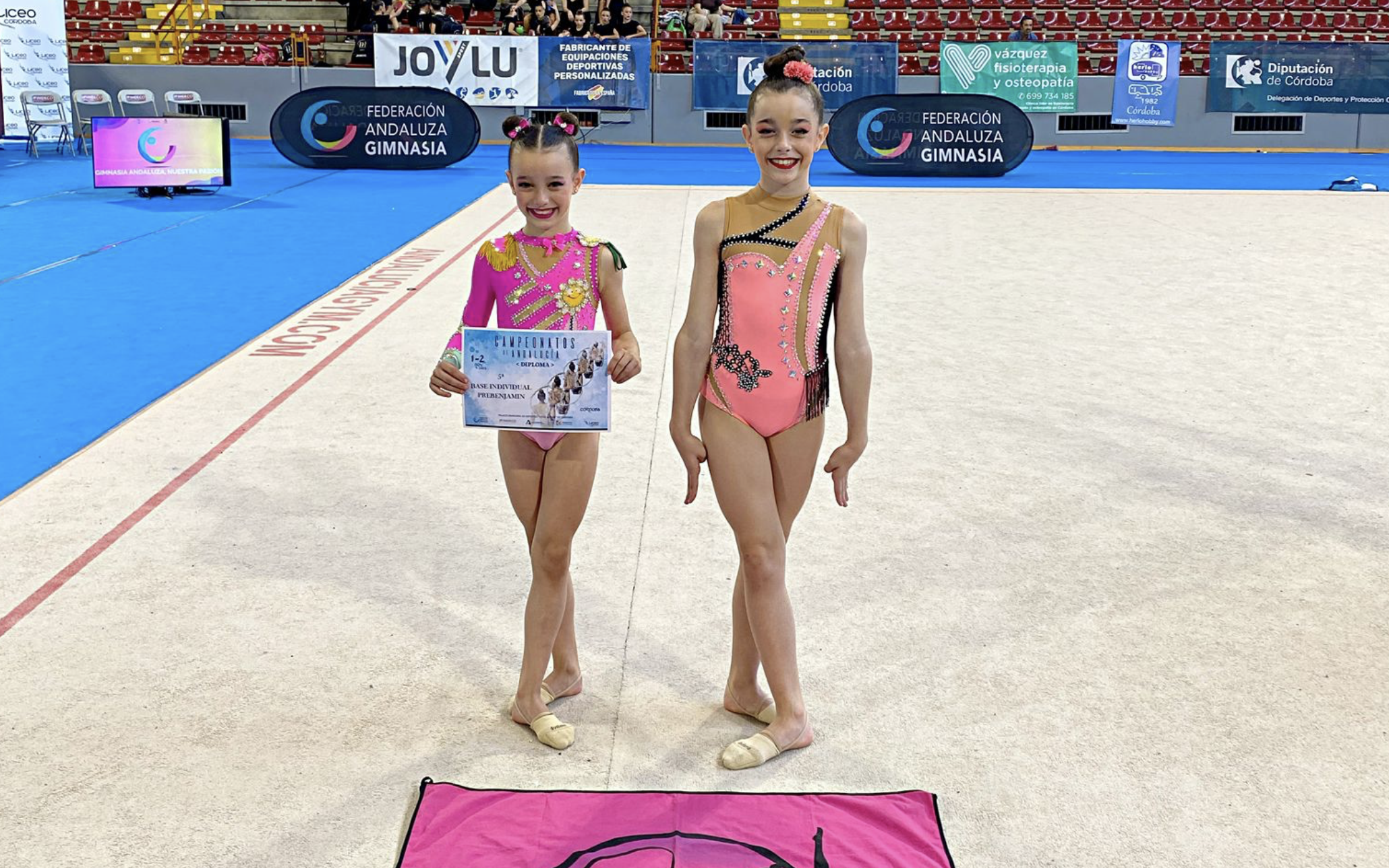 Daniela y Alejandra Conde en el Campeonato de Andalucía Base Individual