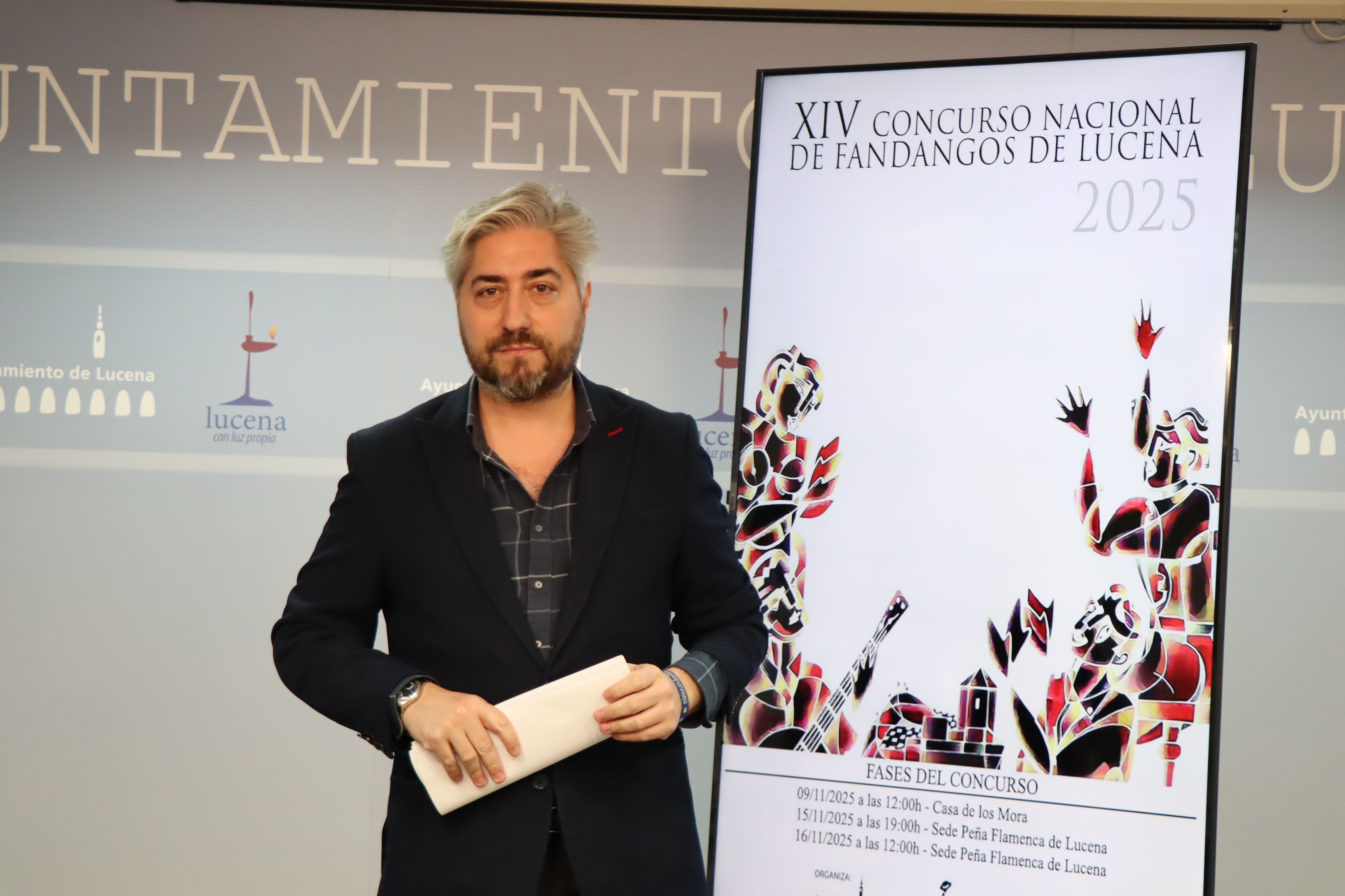 Francisco Barbancho durante la presentación de la programación cultural de noviembre Francisco Barbancho durante la presentación de la programación cultural de noviembre