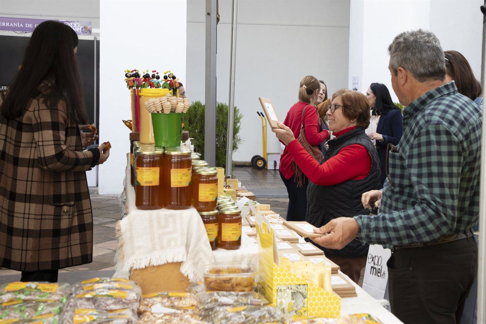 Una imagen de la pasada edición de Expomiel