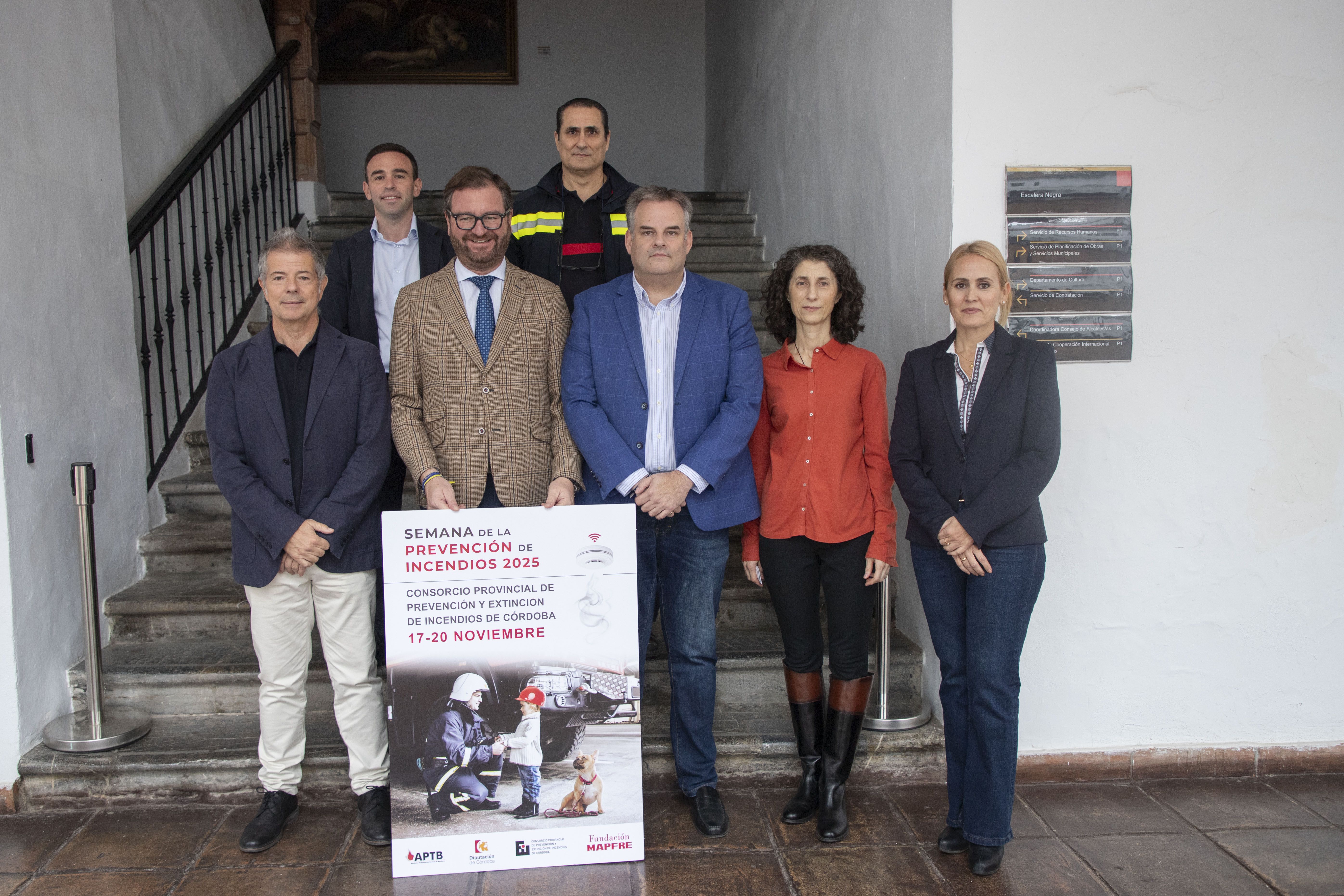 Un instante durante la presentación de la XX Semana Prevención de Incendios en la sede de la Diputación de Córdoba Un instante durante la presentación de la XX Semana Prevención de Incendios en la sede de la Diputación de Córdoba