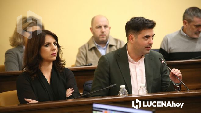 Los ediles de Ciudadanos durante su intervención en el pleno Los ediles de Ciudadanos durante su intervención en el pleno