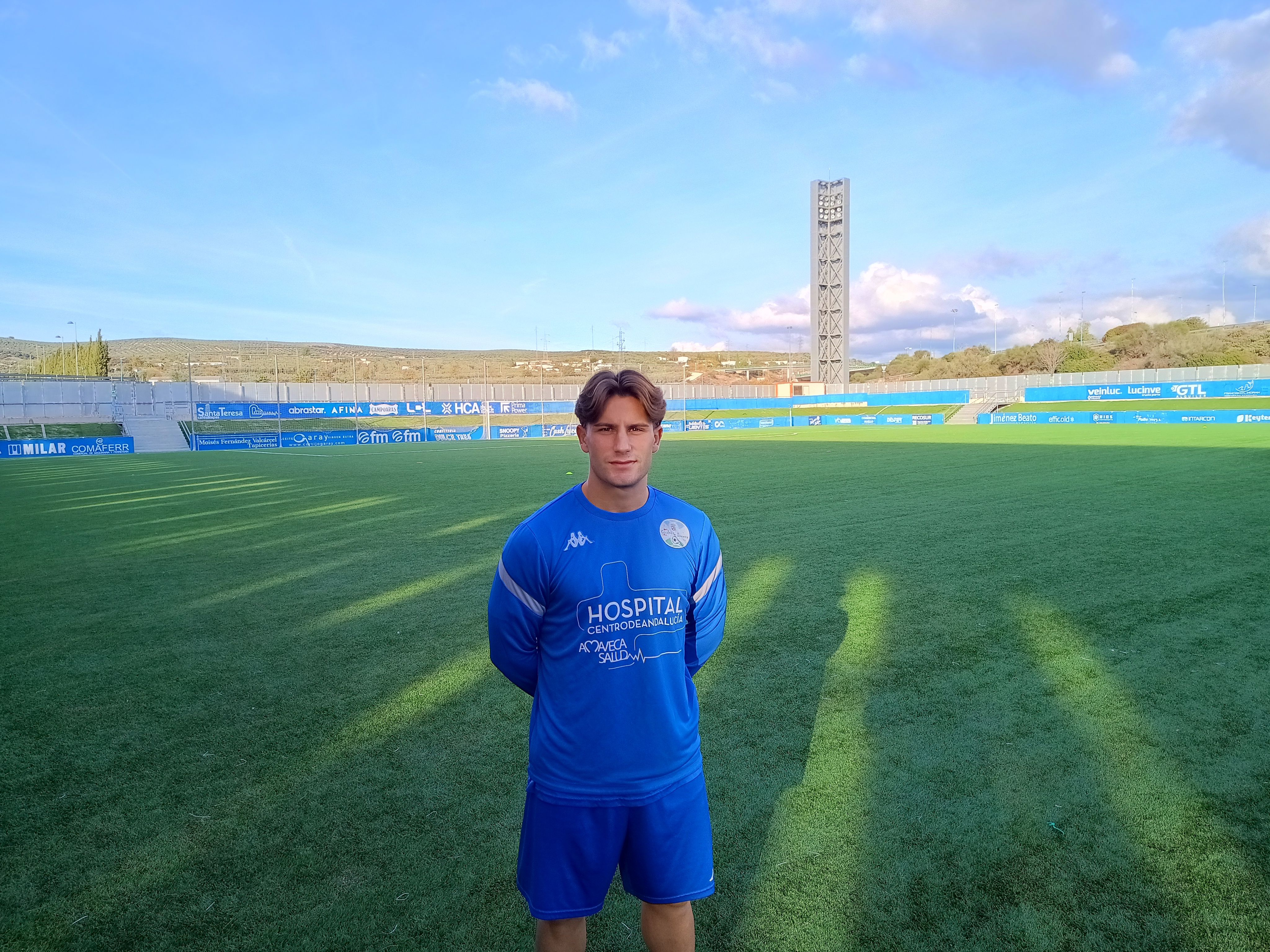 Manolo Ortiz durante la entrevista 