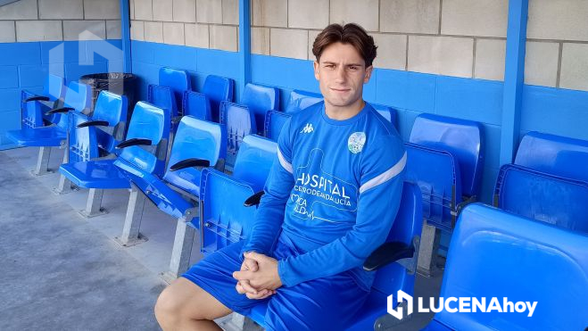 Manolo Ortiz durante la entrevista