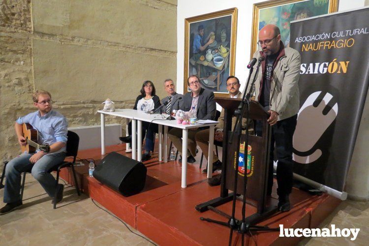  El alcalde, Juan Pérez, y el concejal de Cultura, Manuel Lara, asistieron al acto. 