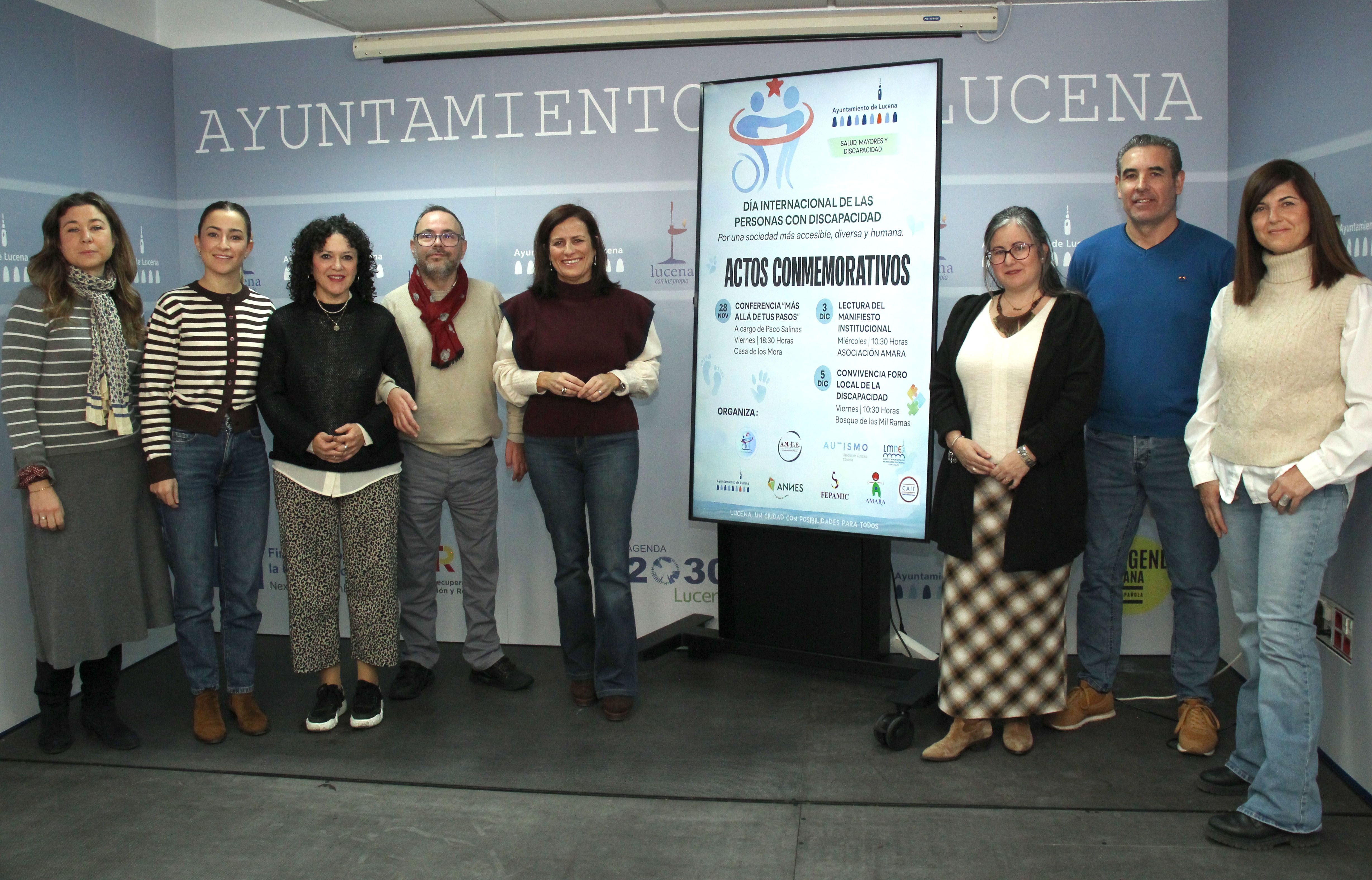 Presentación de las actividades del Día Internacional de las Personas con Discapacidad