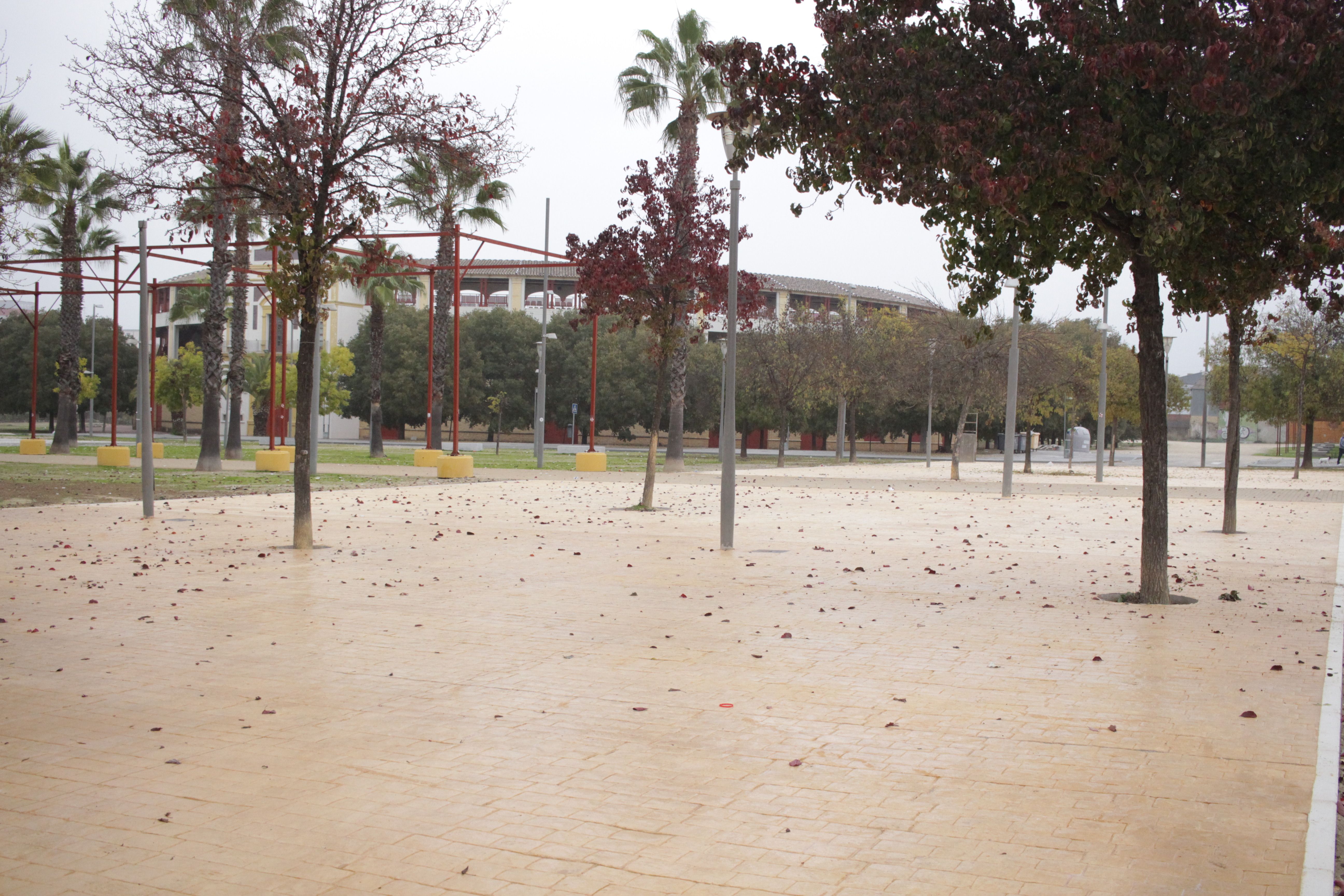 Zona del recinto ferial en la que se ha actuado