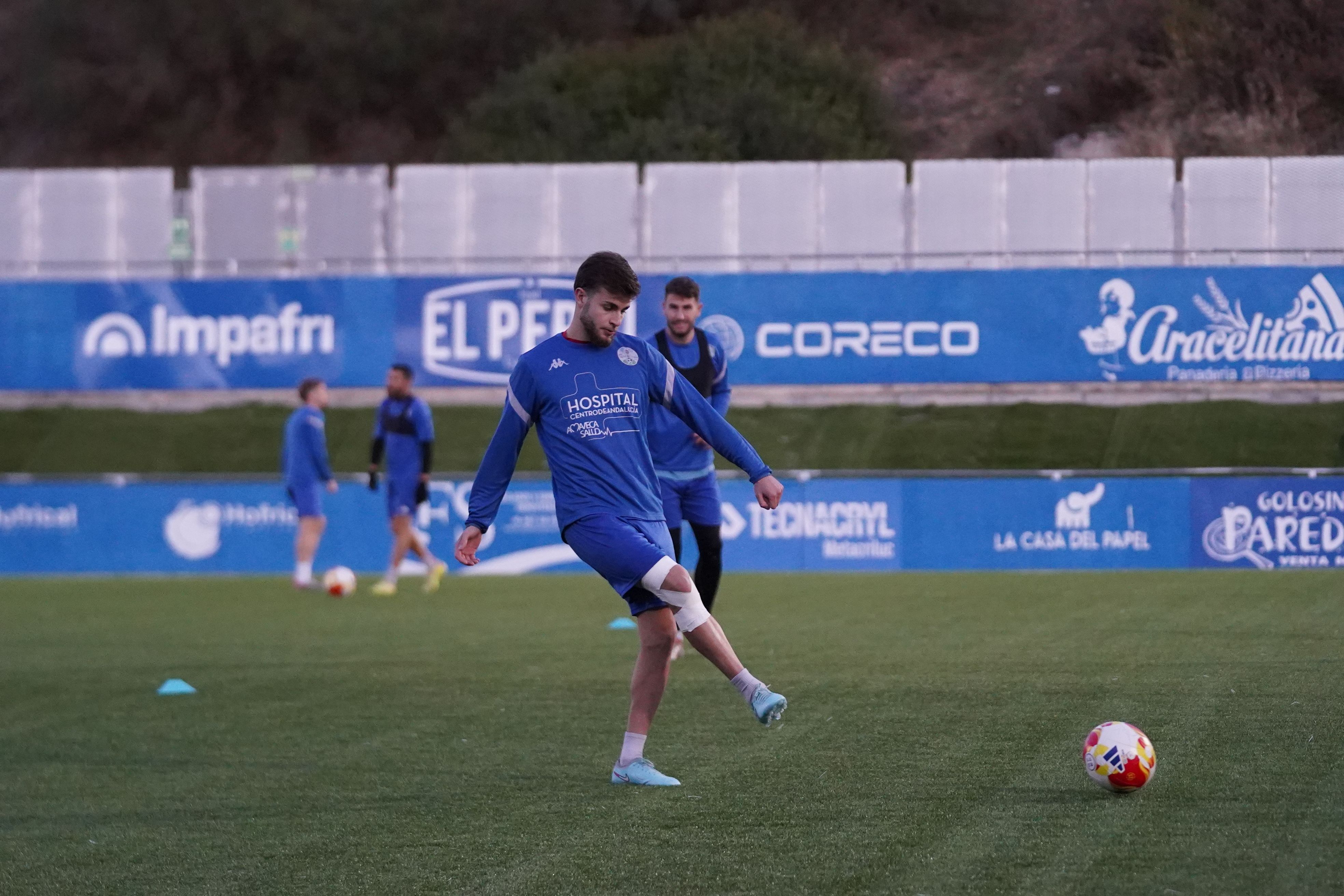 Rafa Manosalva durante un entrenamiento. Foto: Antonio Dávila