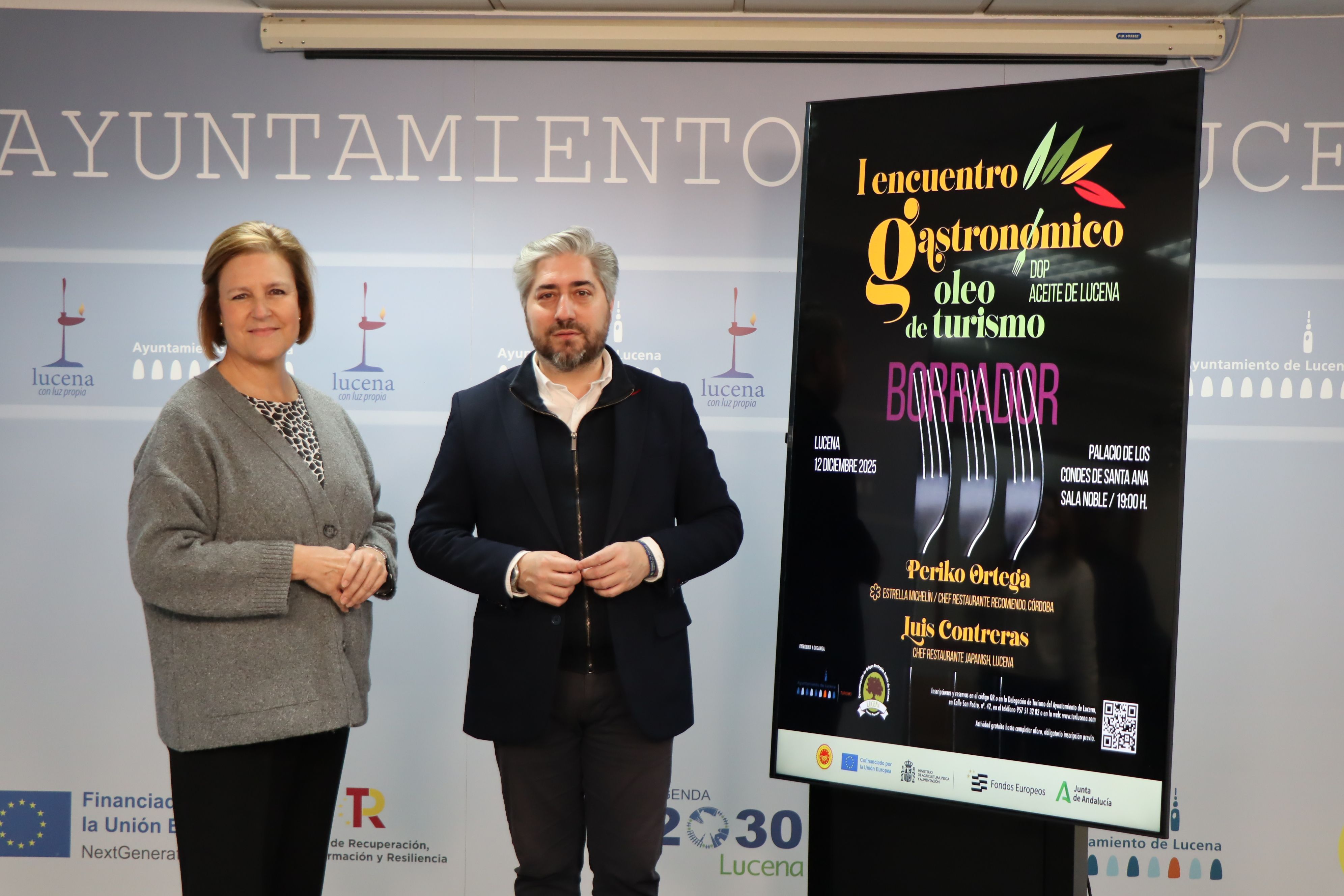 Presentación del I Encuentro Gastronómico de Oleoturismo de la DOP Aceite de Lucena