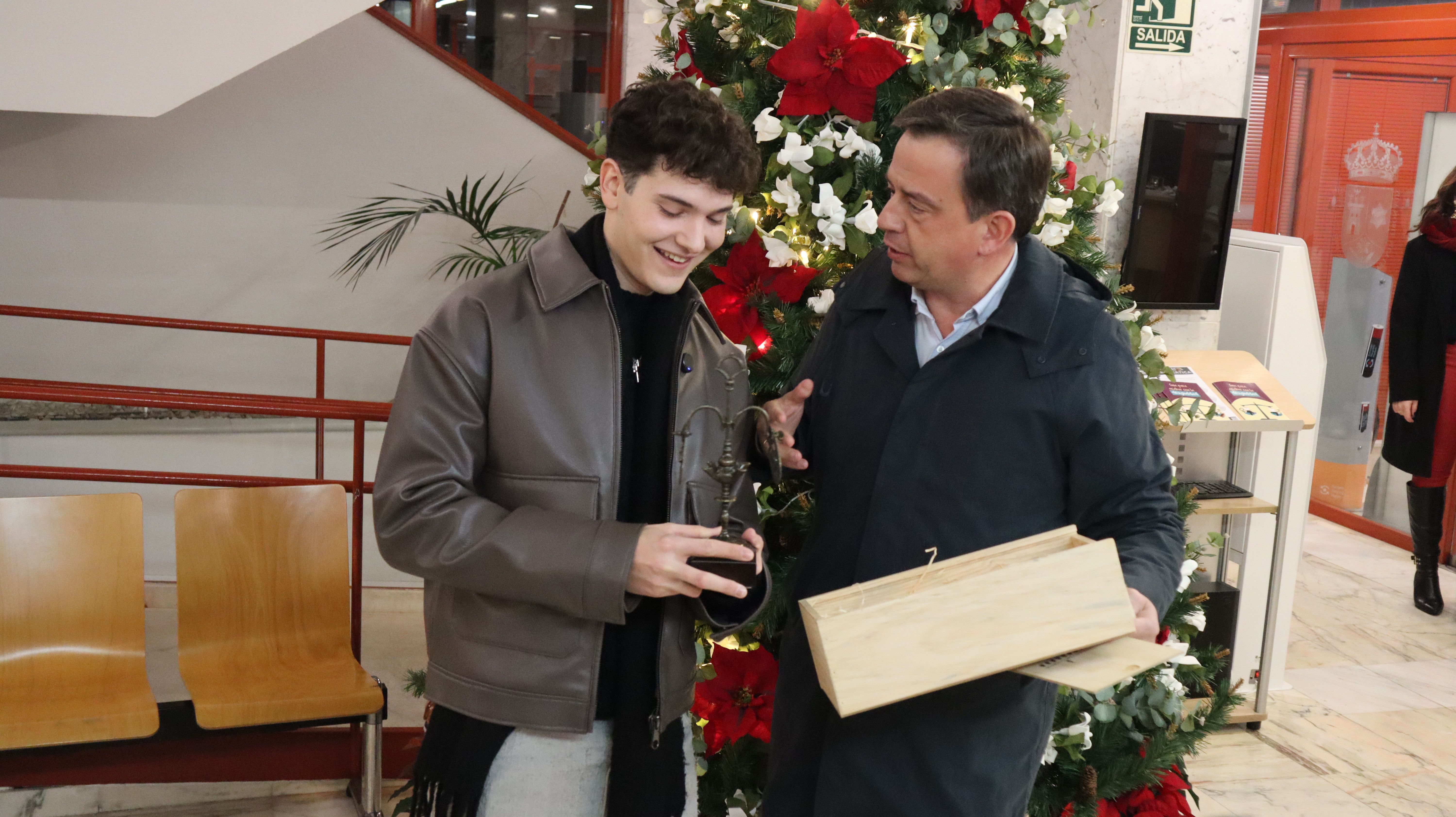 Crespo en el encendido del Alumbrado de Navidad en Lucena