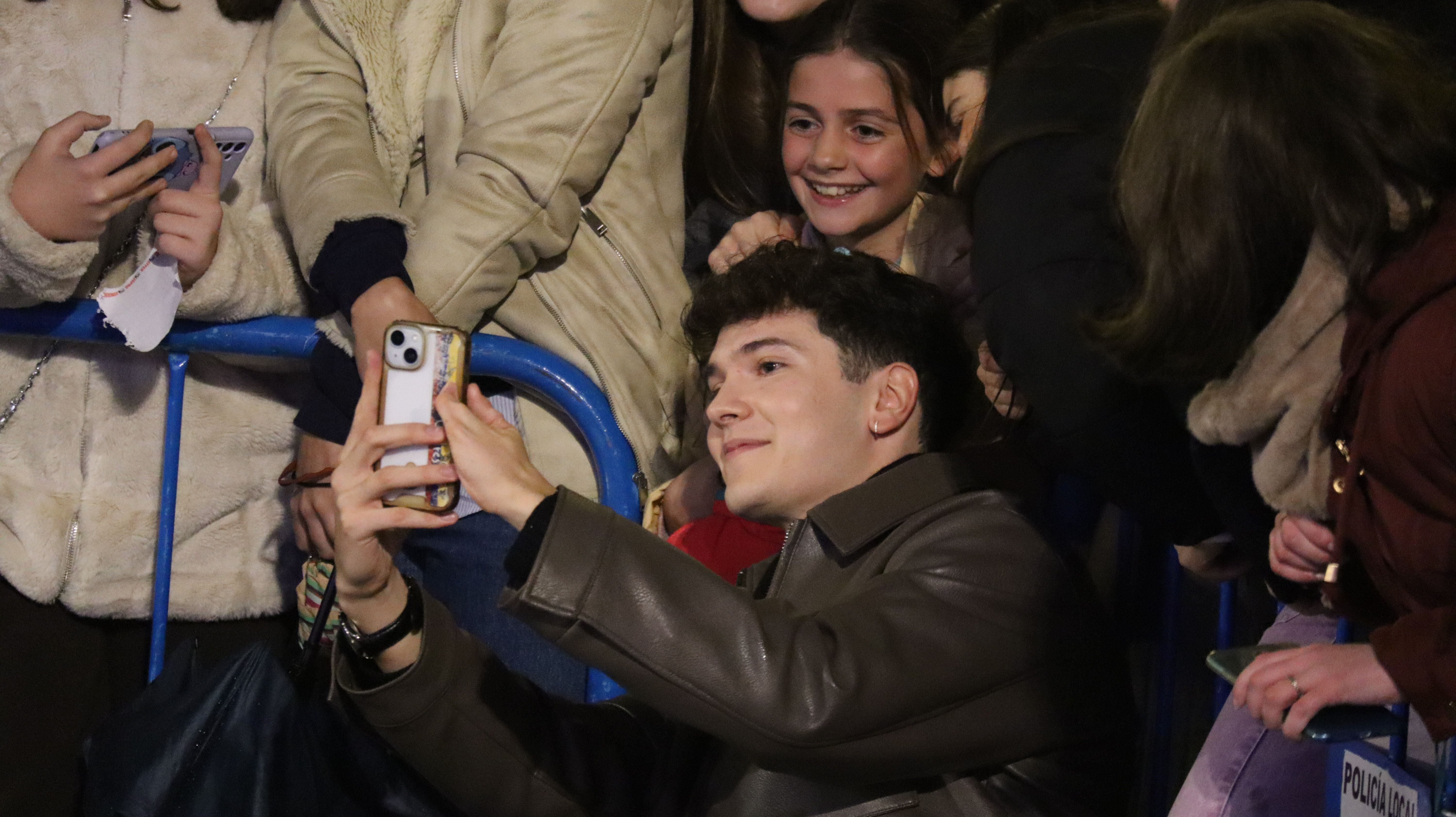 Crespo en el encendido del Alumbrado de Navidad en Lucena