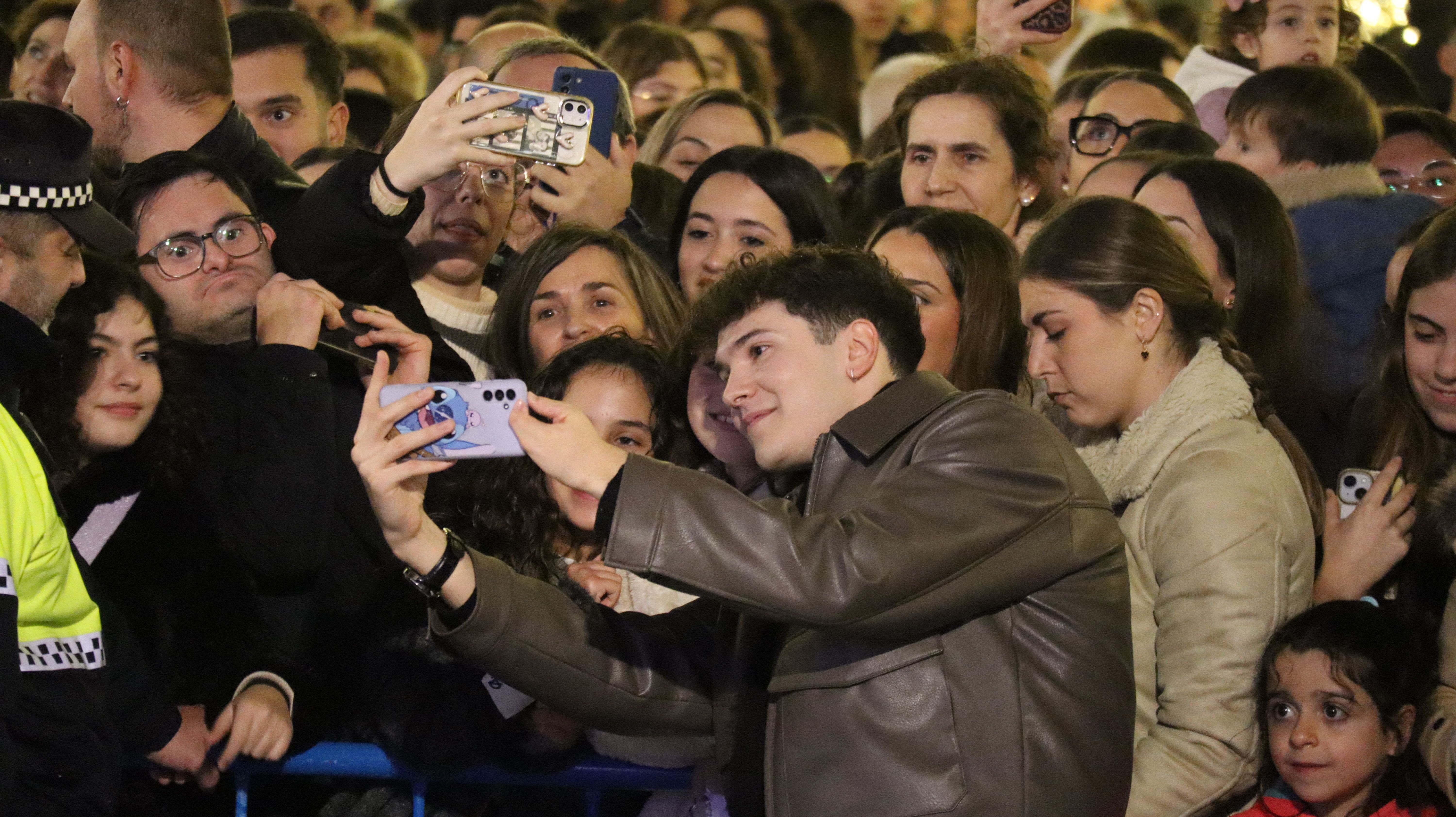 Crespo en el encendido del Alumbrado de Navidad en Lucena