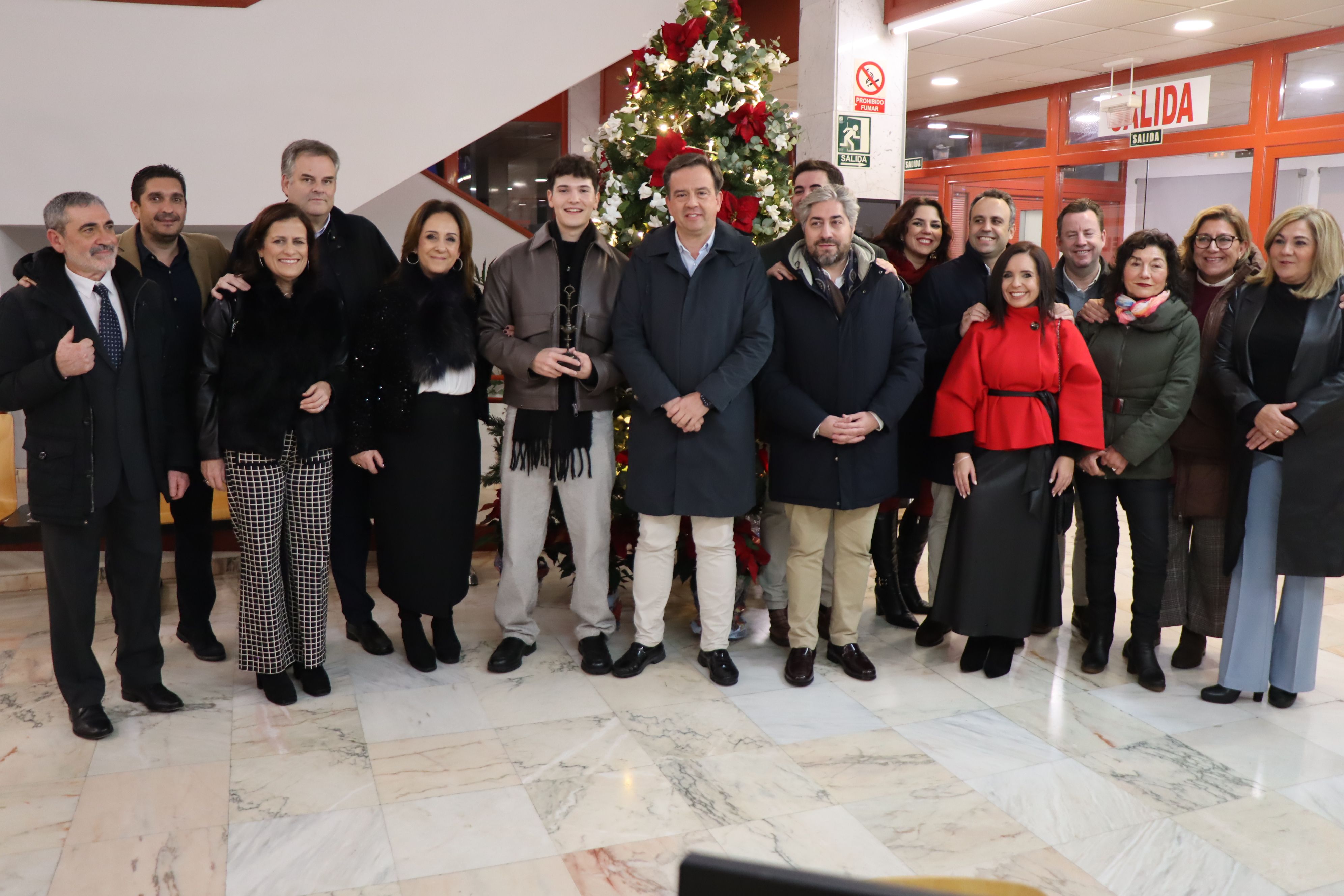 Crespo en el encendido del Alumbrado de Navidad en Lucena