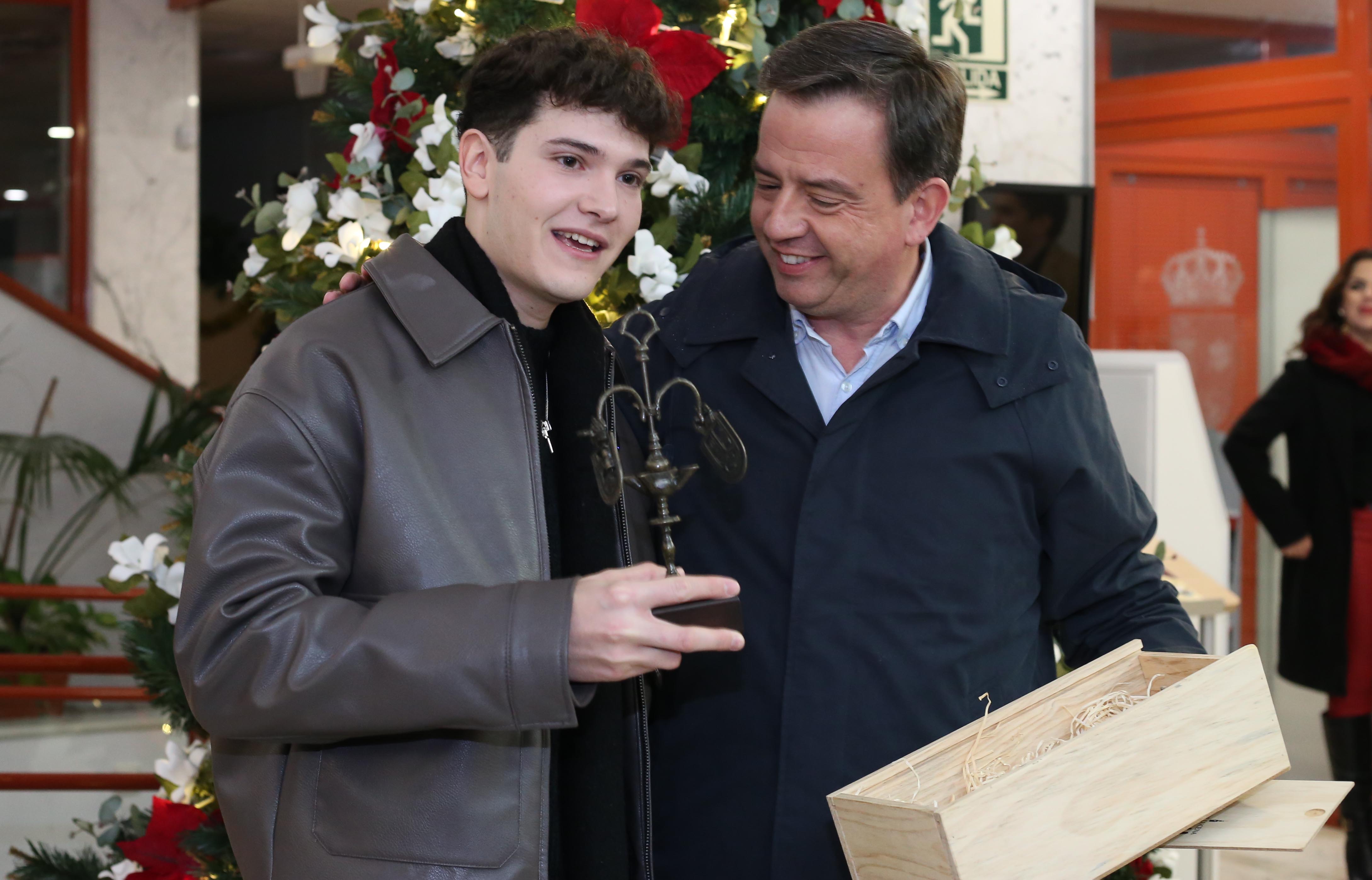 Crespo en el encendido del Alumbrado de Navidad en Lucena