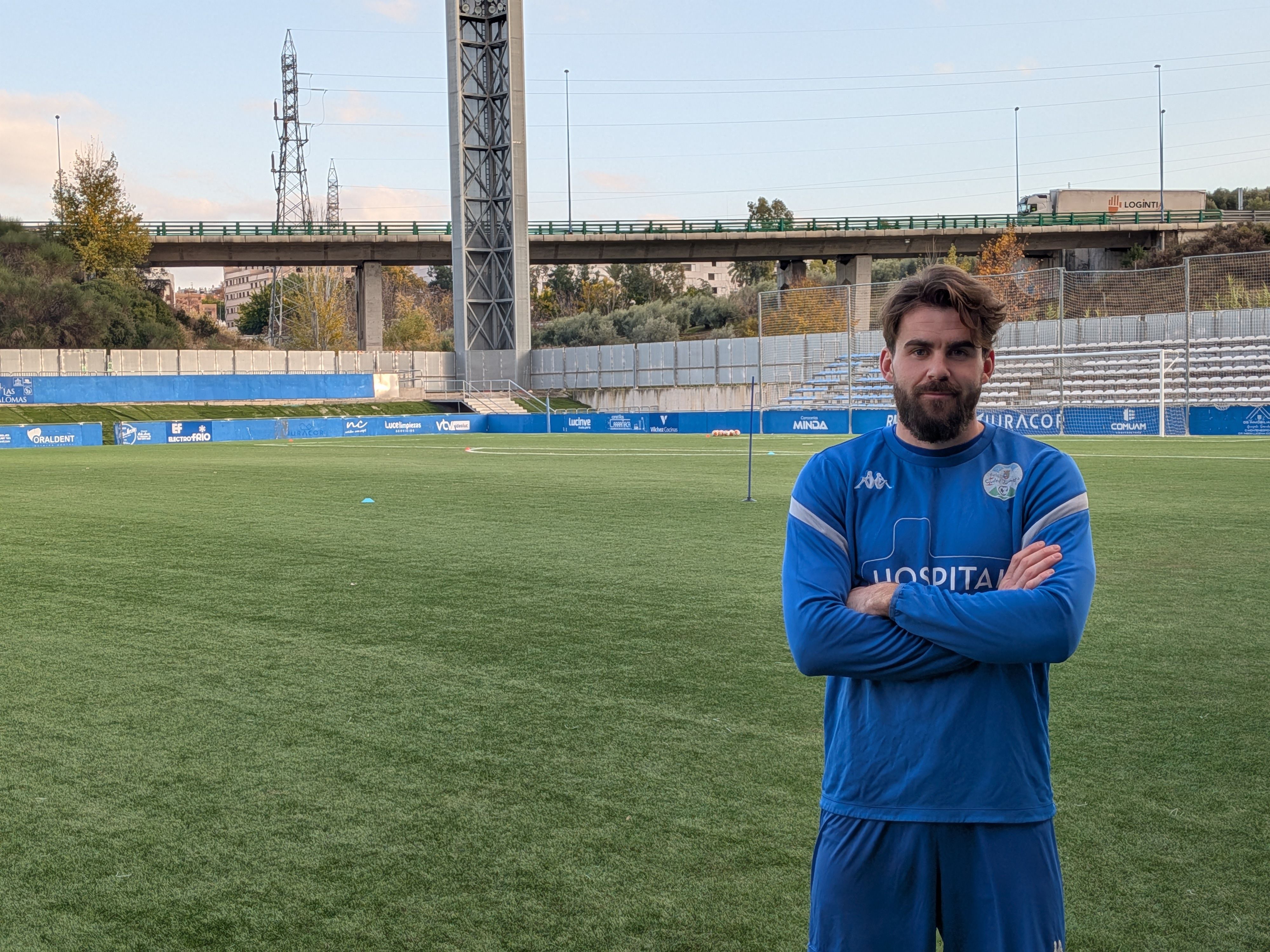 Alberto García durante la entrevista Alberto García durante la entrevista