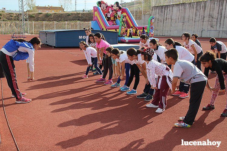 Casi 500 escolares celebran el Día del Niño en el Patronato Deportivo Municipal