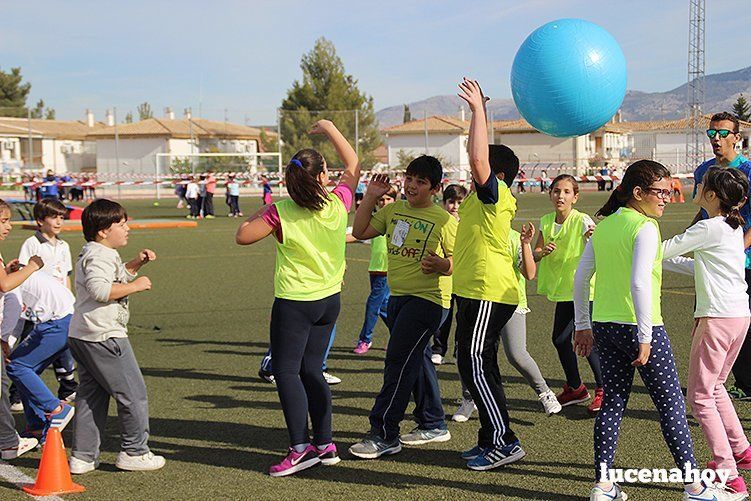 Casi 500 escolares celebran el Día del Niño en el Patronato Deportivo Municipal