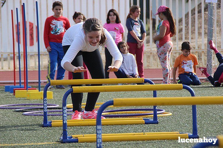 Casi 500 escolares celebran el Día del Niño en el Patronato Deportivo Municipal