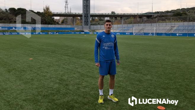 Diego Canty durante la entrevista