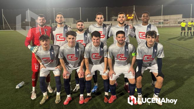 Once del CD Lucecor ante el Stadium Fernán Núñez. Foto: CD Lucecor