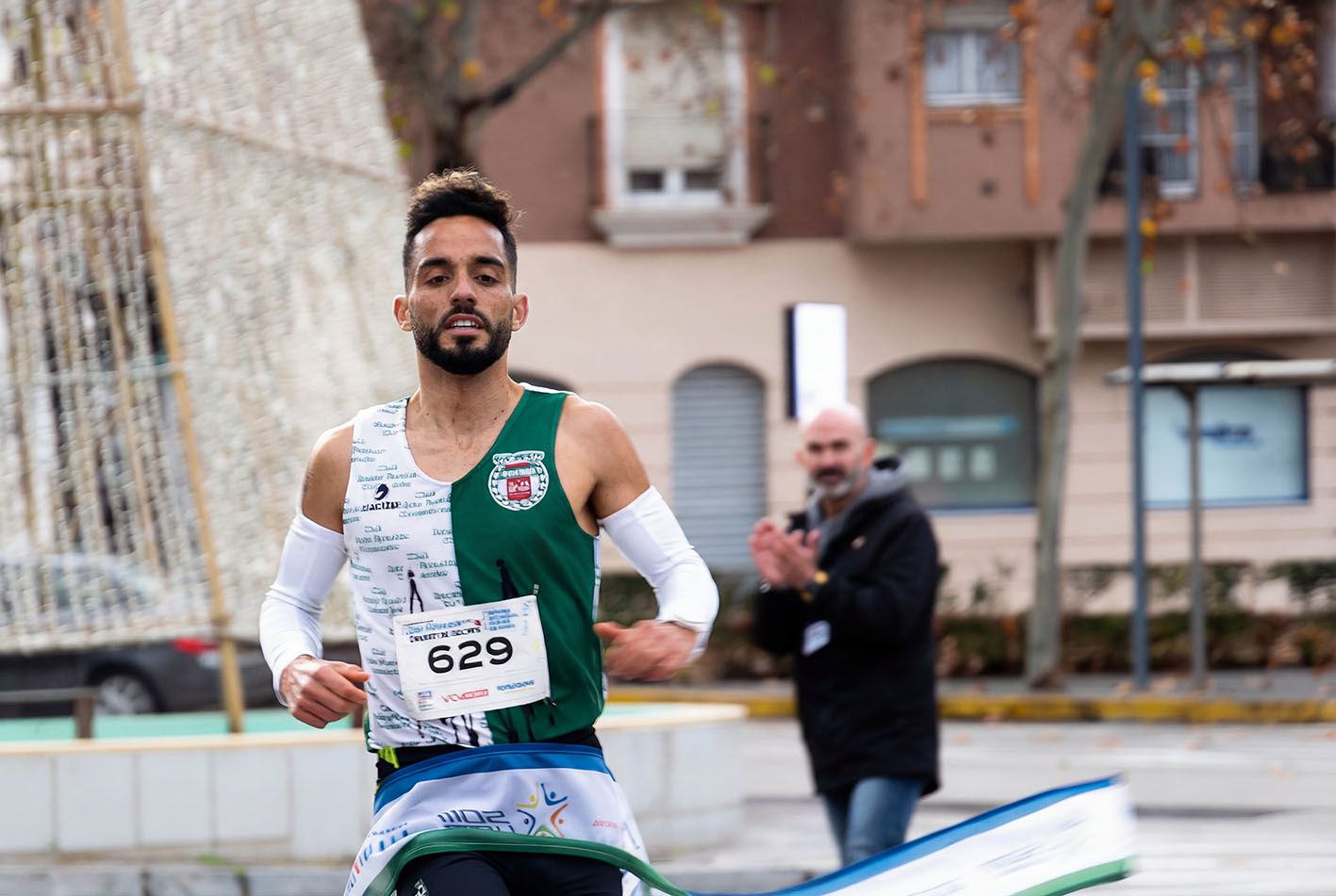 San Silvestre de Lucena. El ganador en línea de meta