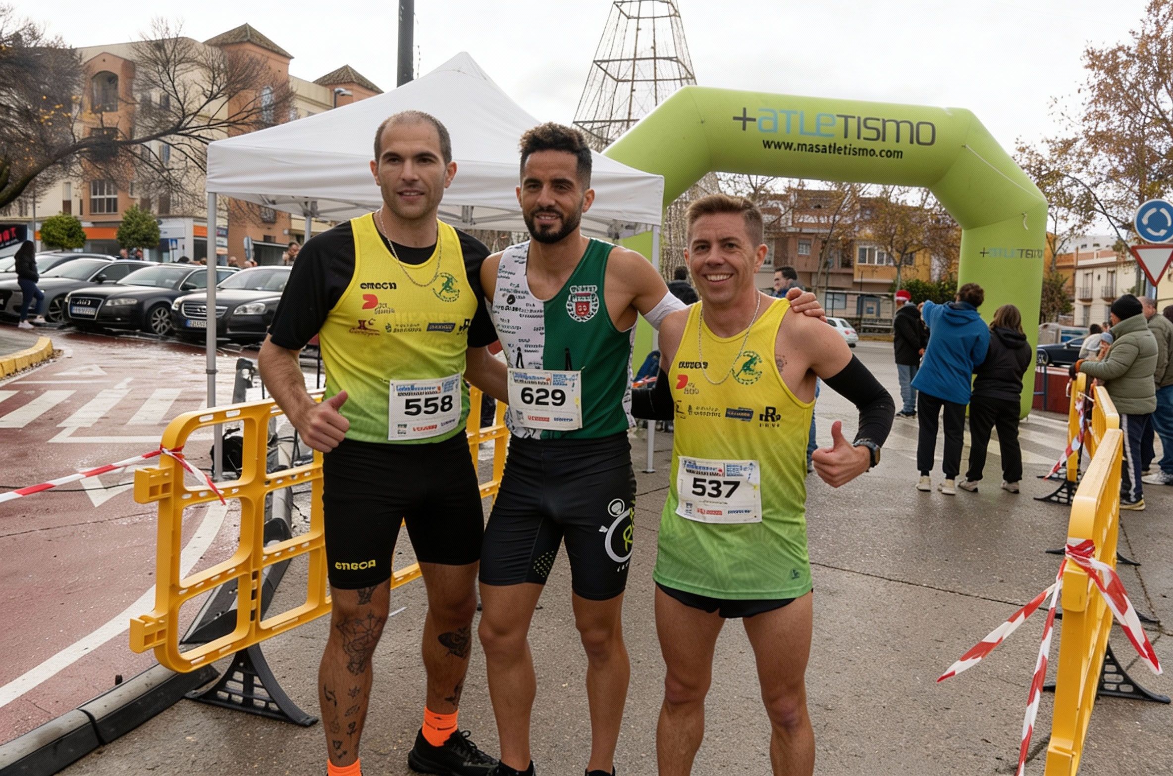 San Silvestre de Lucena. Podio masculino