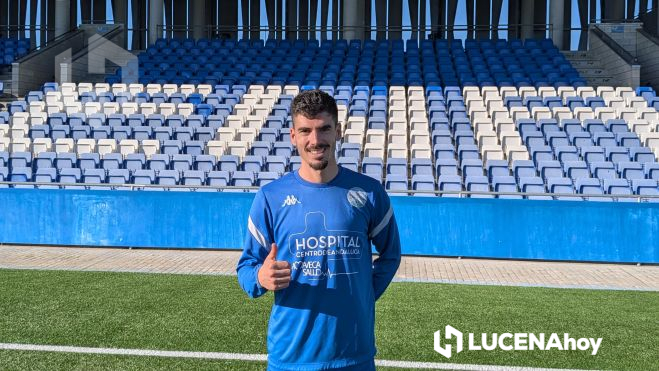 Nacho Fernández durante la entrevista