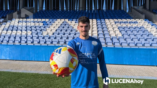 Nacho Fernández durante la entrevista
