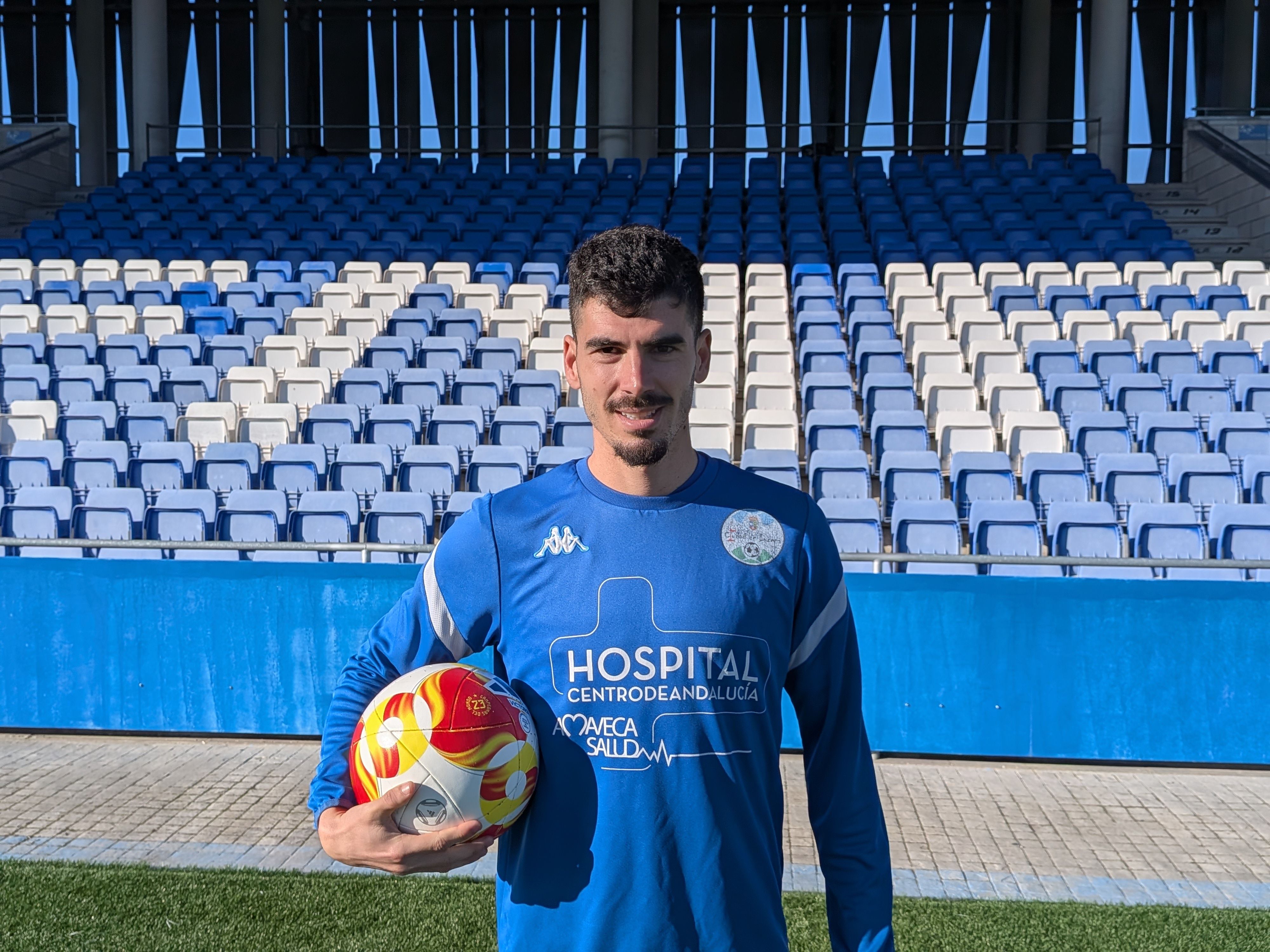 Nacho Fernández durante la entrevista