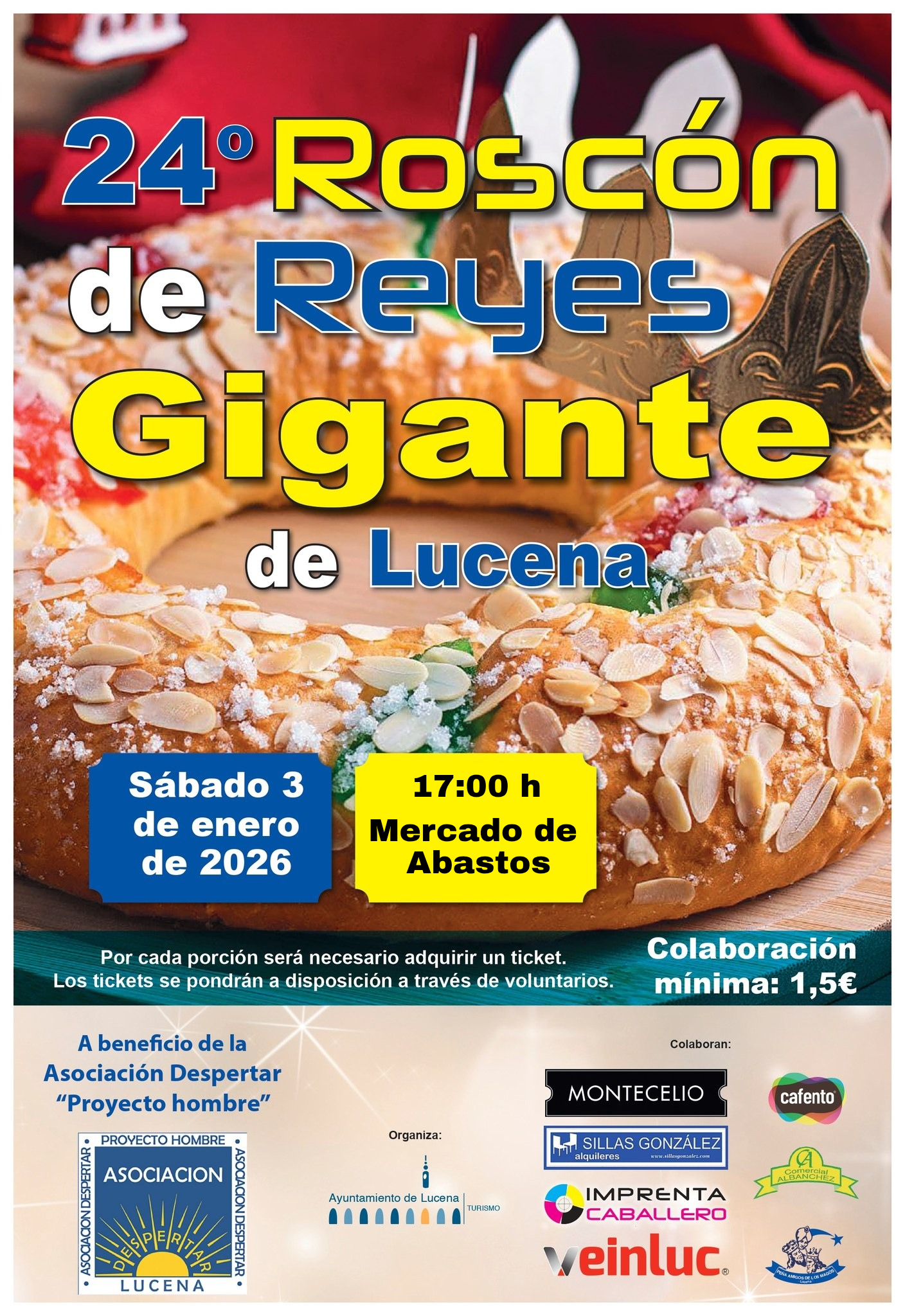 CARTEL Roscón de Reyes