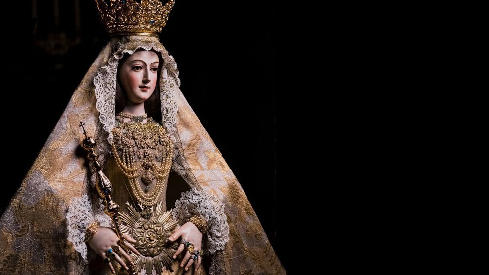 Imagen de la Virgen de la O. Foto: Jesús Cañete