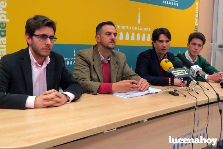 Antonio Nieva, Manuel Lara, Enrique Moreno y Javier Bergillos. Antonio Nieva, Manuel Lara, Enrique Moreno y Javier Bergillos.