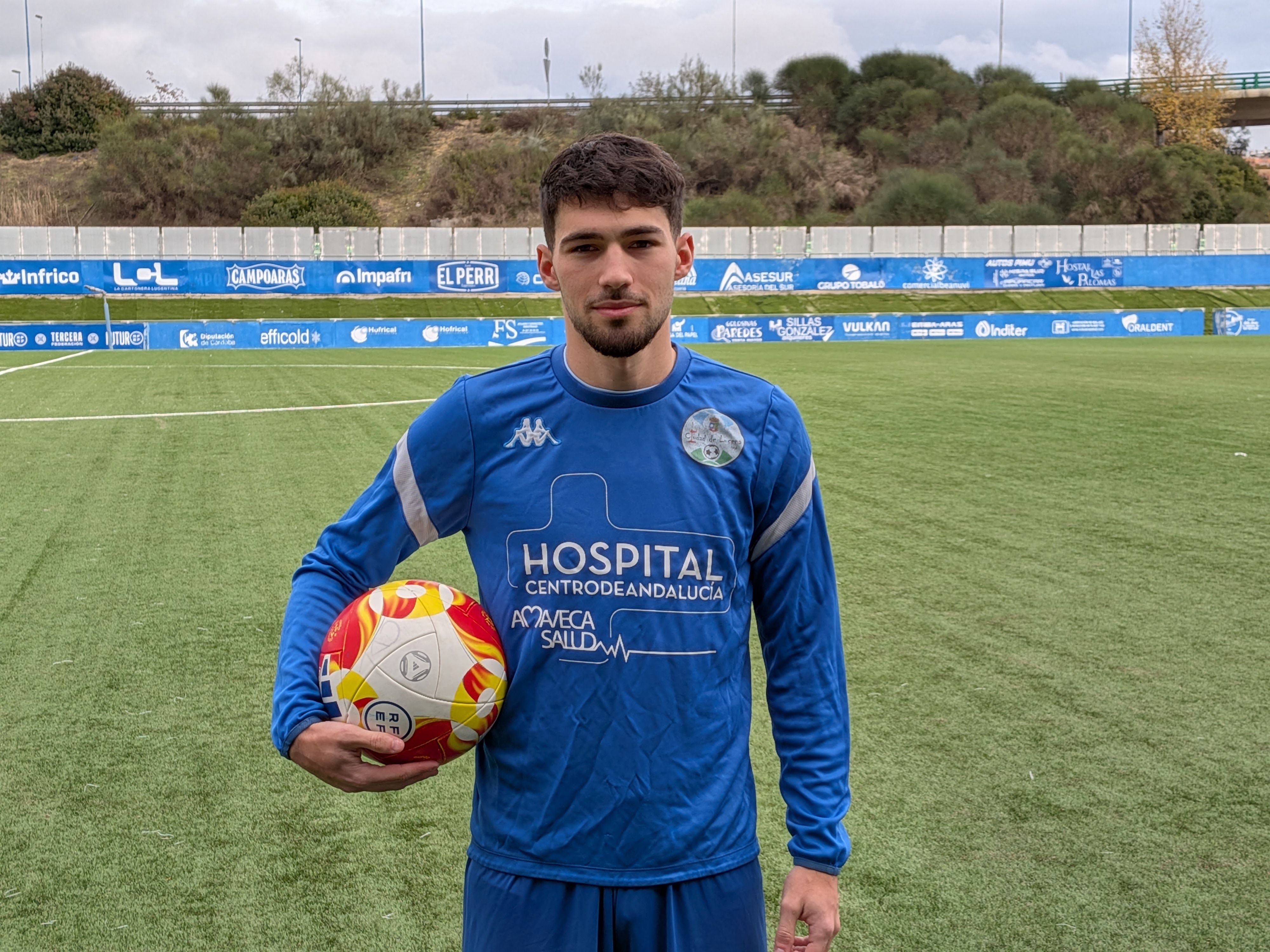 Hugo Fuentes durante la entrevista