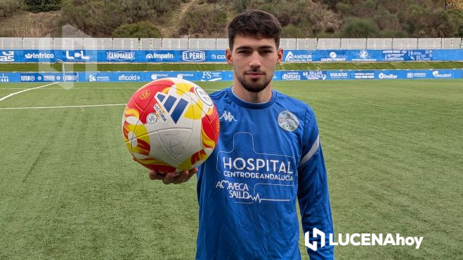 Hugo Fuentes durante la entrevista