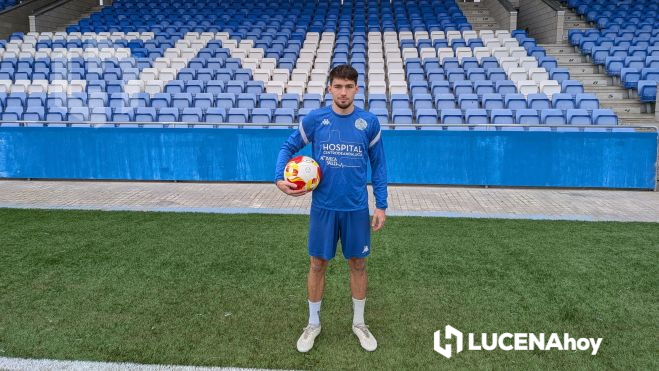 Hugo Fuentes durante la entrevista