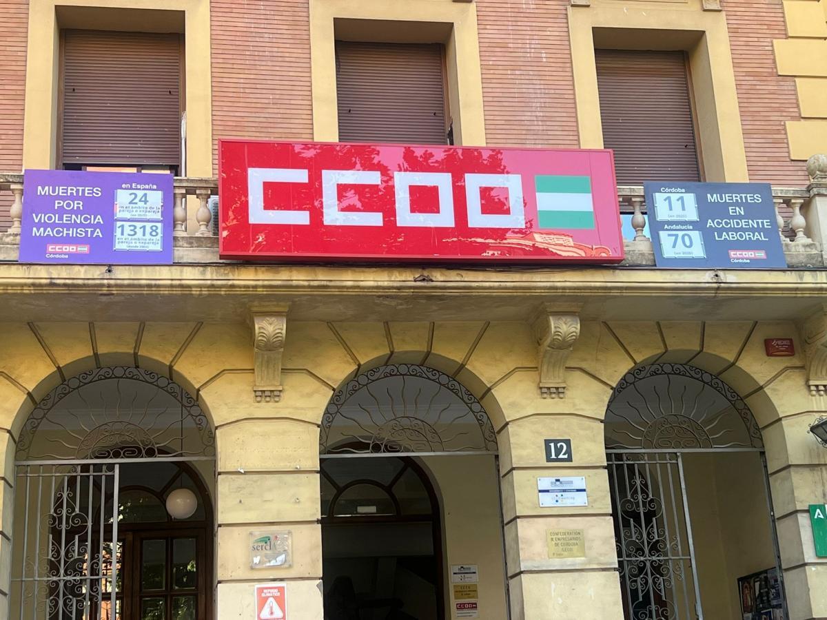 Sede de CCOO en Córdoba / Archivo.