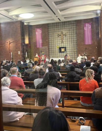 Un momento de la intervención de los Reyes Magos