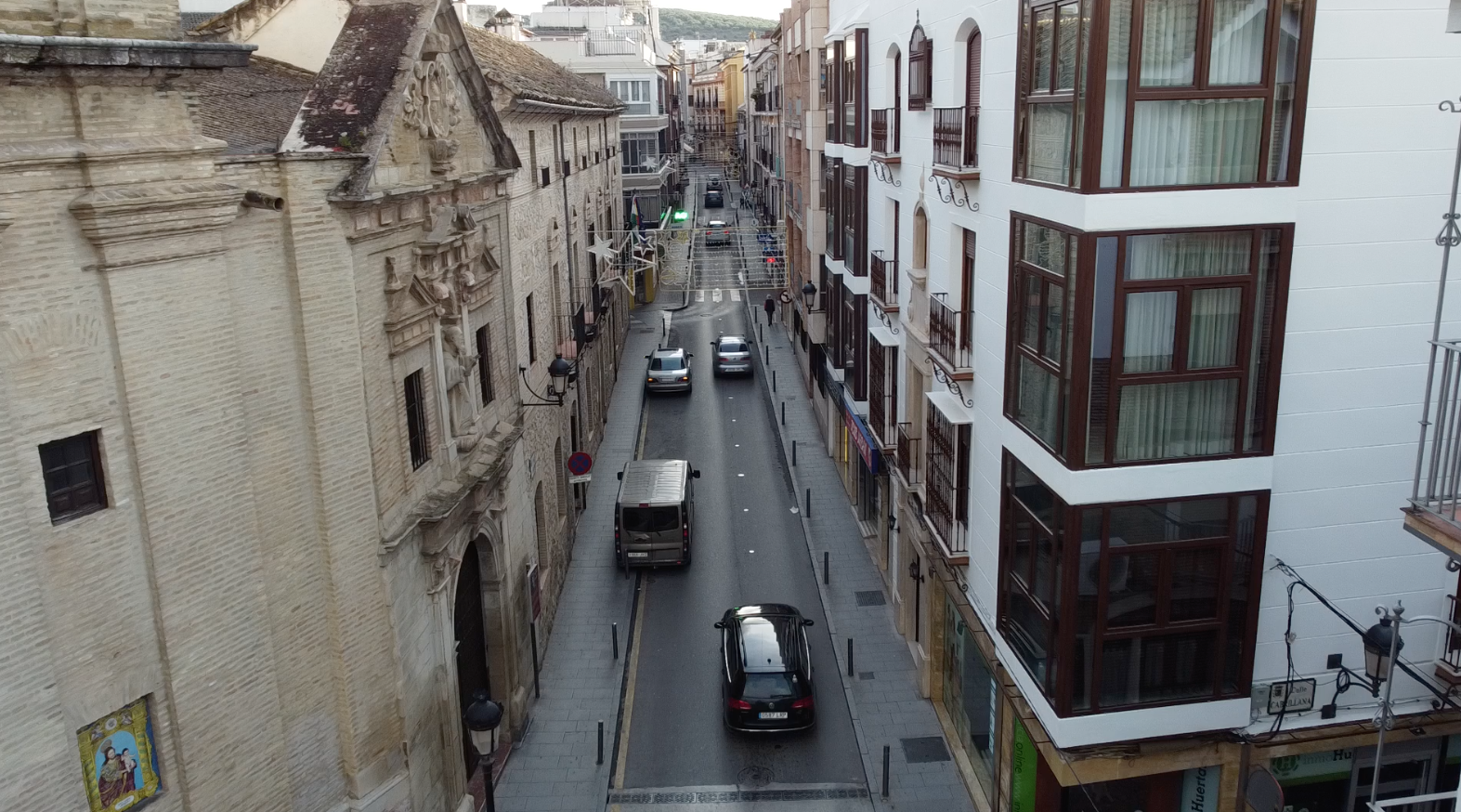 Vista aérea de la calle Juan Jiménez Cuenca