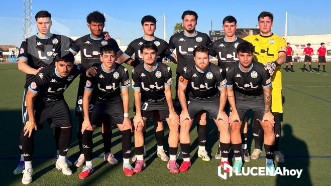 Once del Ciudad de Lucena B ante el CD Stadium. Foto: CD Ciudad de Lucena B Once del Ciudad de Lucena B ante el CD Stadium. Foto: CD Ciudad de Lucena B