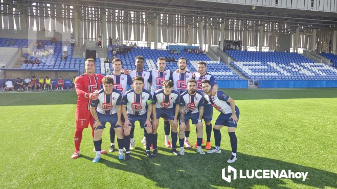 Once del Lucecor en el derbi frente al Ciudad de Lucena B. Foto: CD Lucecor