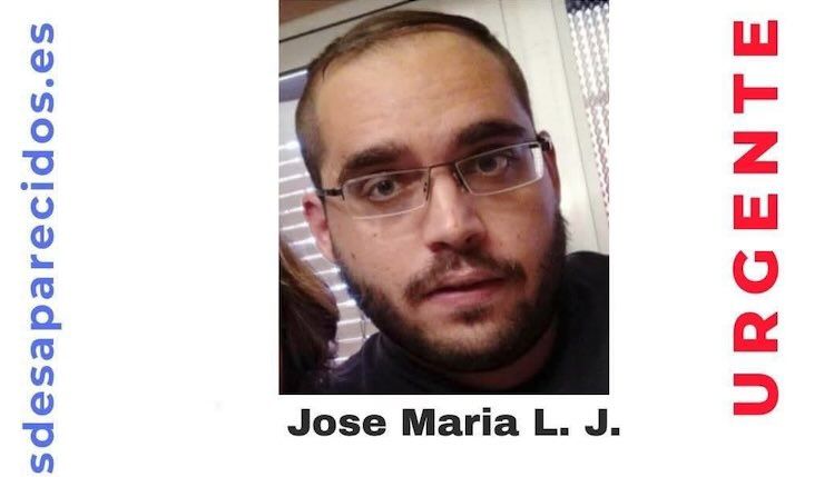 José María L. J., de 34 años, desaparecido en Lucena el pasado miércoles.