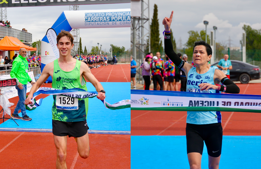 Andrés Estepa y Lola Chiclana se imponen en la Media Maratón Andrés Estepa y Lola Chiclana se imponen en la Media Maratón